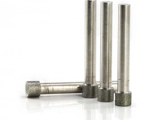 Luo Ke 7-Piece Umbrella Shape Diamond Burr Set - Coarse Grit Stone Carving Bits For Rotary Tools