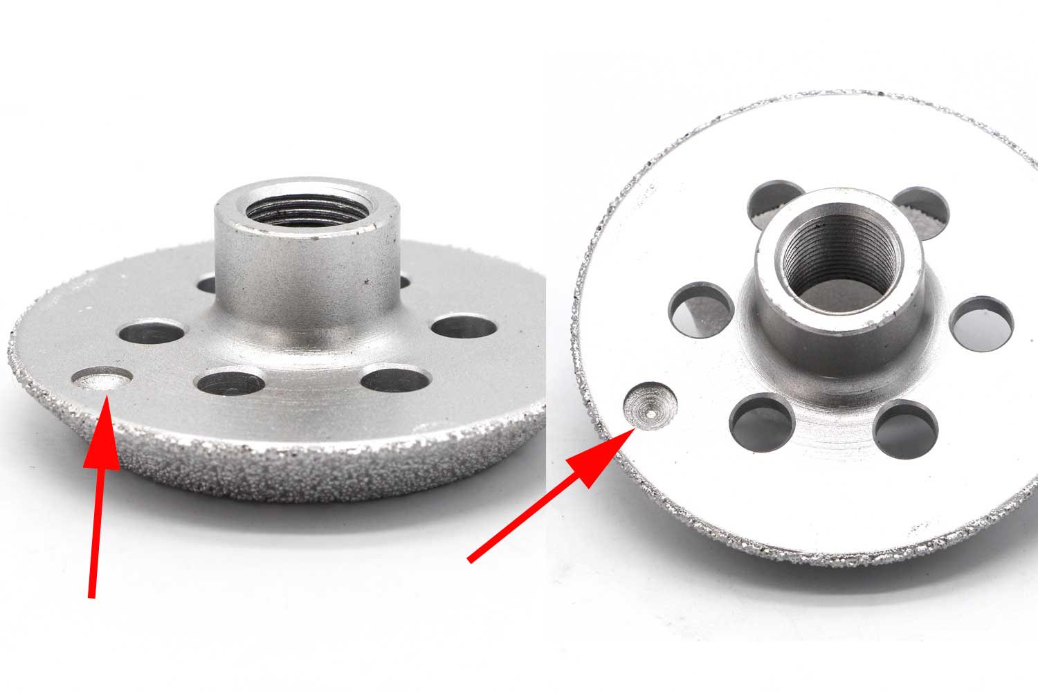 balance hole on brazed diamond wheel