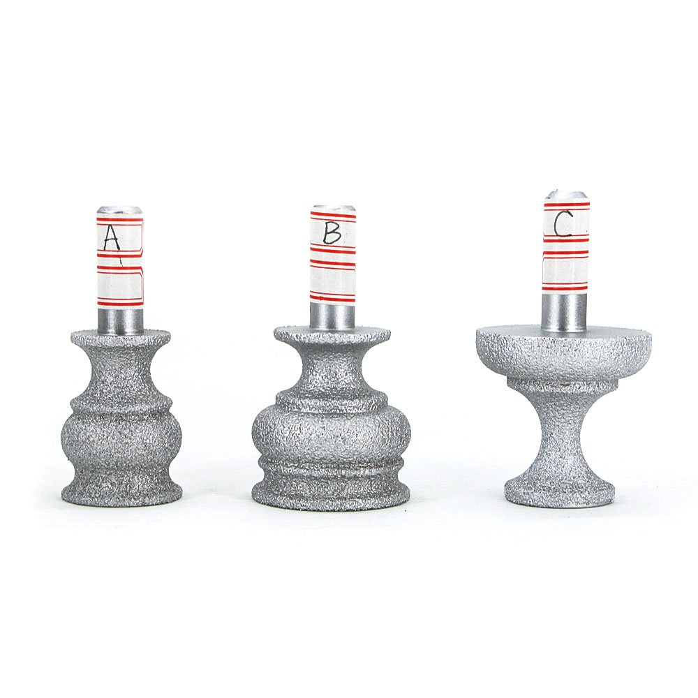 Brazing diamond grinding head cutter