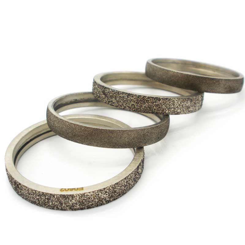 Electroplated-diamond-rings electroplated diamond rings