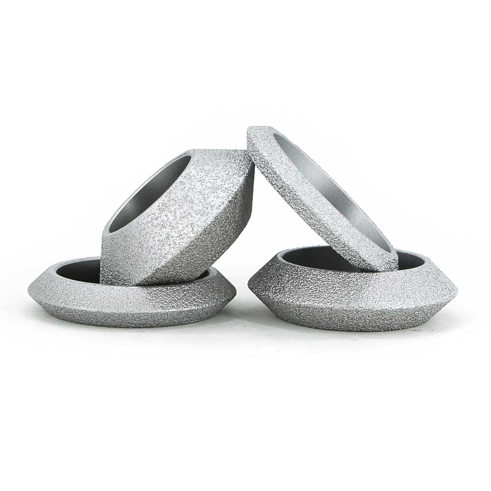Brazed diamond V shape edging wheels (2) Brazed diamond V shape edging wheels