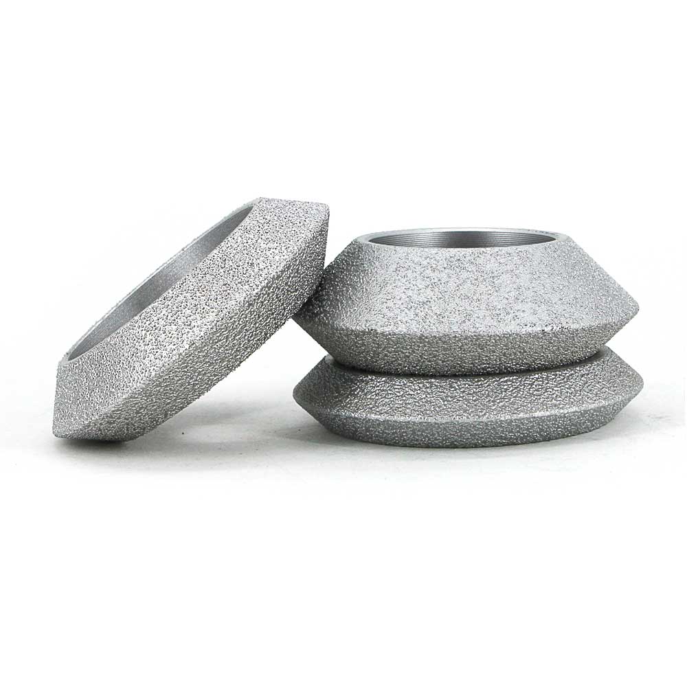 Brazed diamond V shape edging wheels (3) Brazed diamond V shape edging wheels