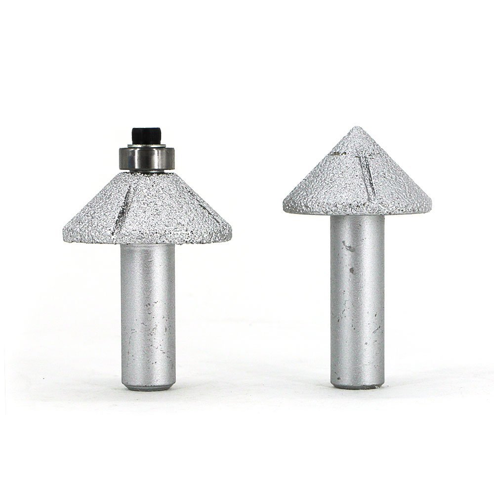 Brazed diamond inclined angle milling cutter mounted (10) Brazed diamond inclined angle milling cutter mounted