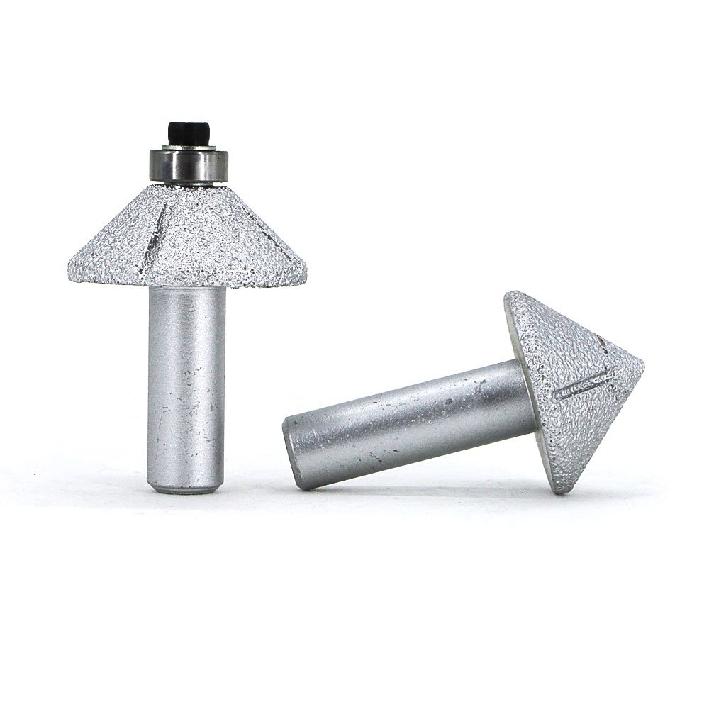 Brazed diamond inclined angle milling cutter mounted (12) Brazed diamond inclined angle milling cutter mounted
