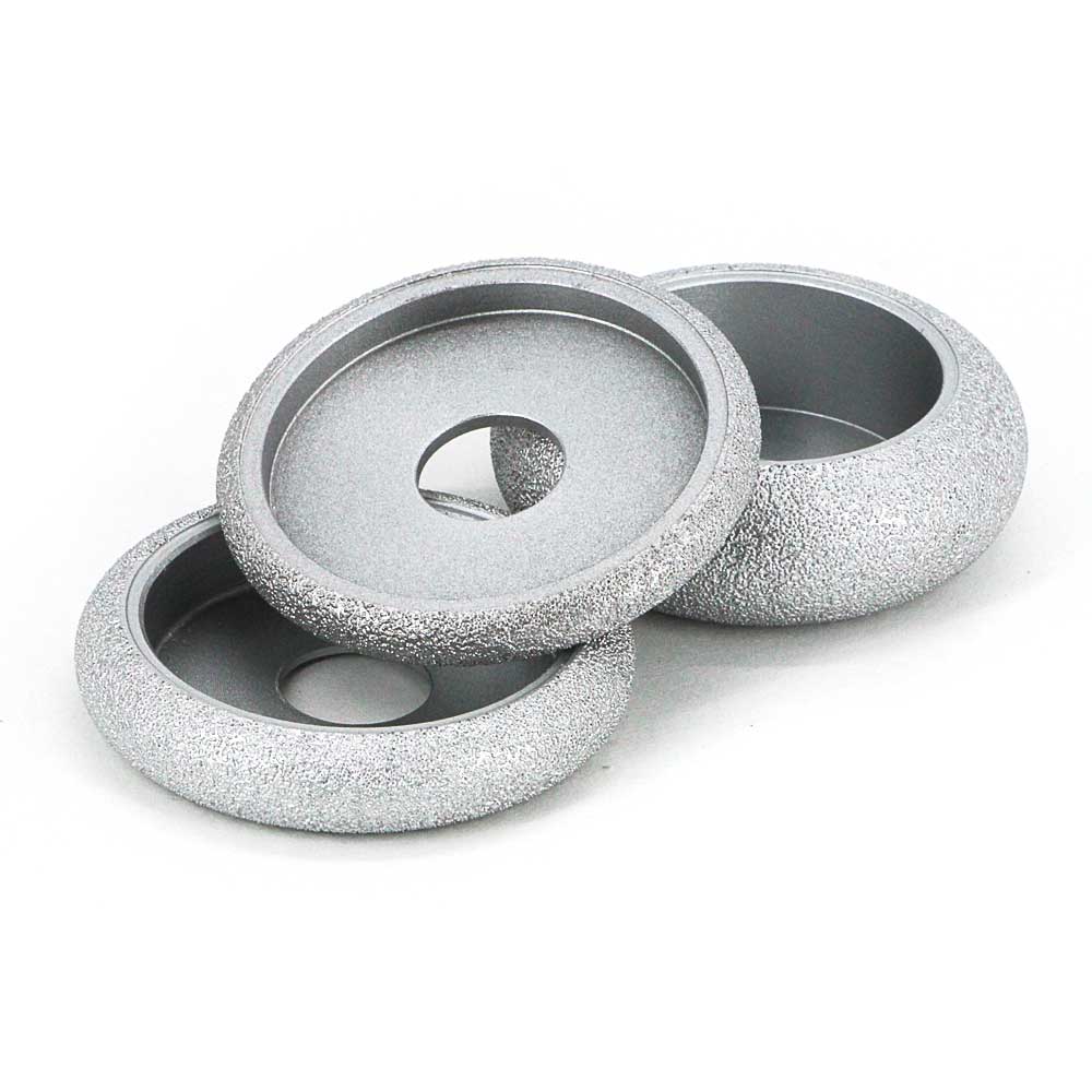 Brazed diamond semicircular convex edge grinding wheels (2) Brazed diamond semicircular convex edge grinding wheels