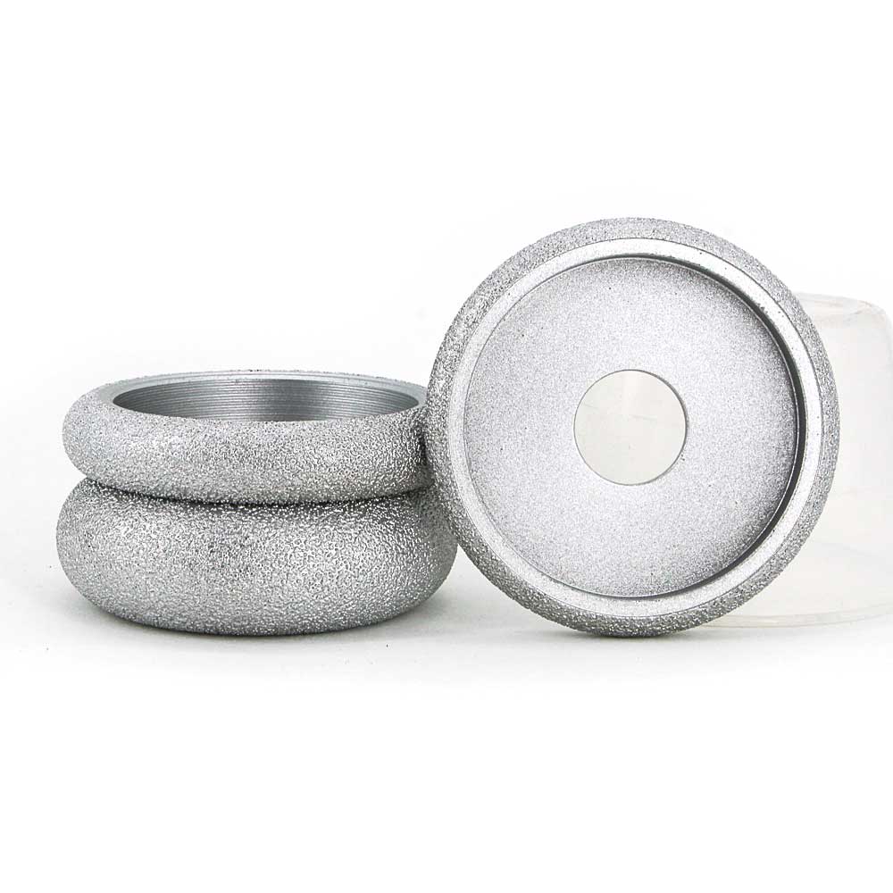 Brazed diamond semicircular convex edge grinding wheels (4) Brazed diamond semicircular convex edge grinding wheels