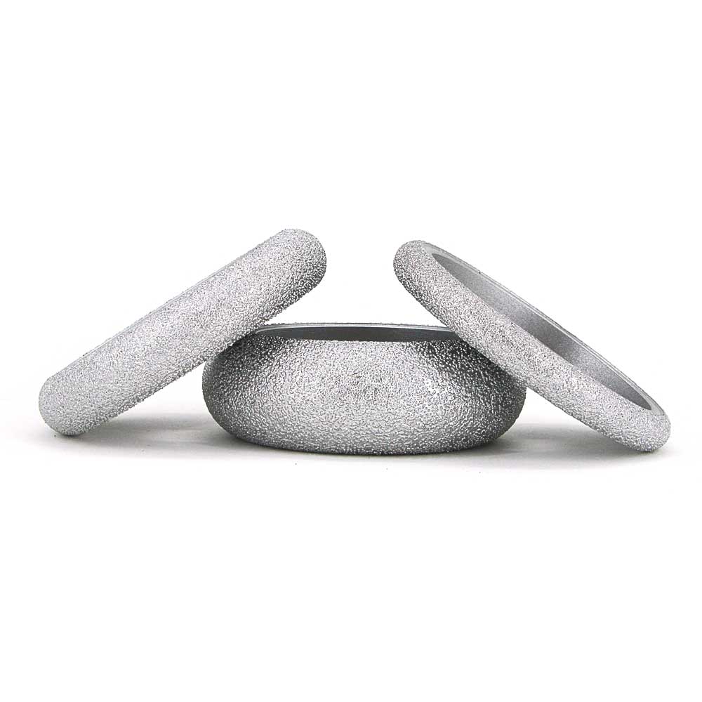 Brazed diamond semicircular convex edge grinding wheels (8) Brazed diamond semicircular convex edge grinding wheels