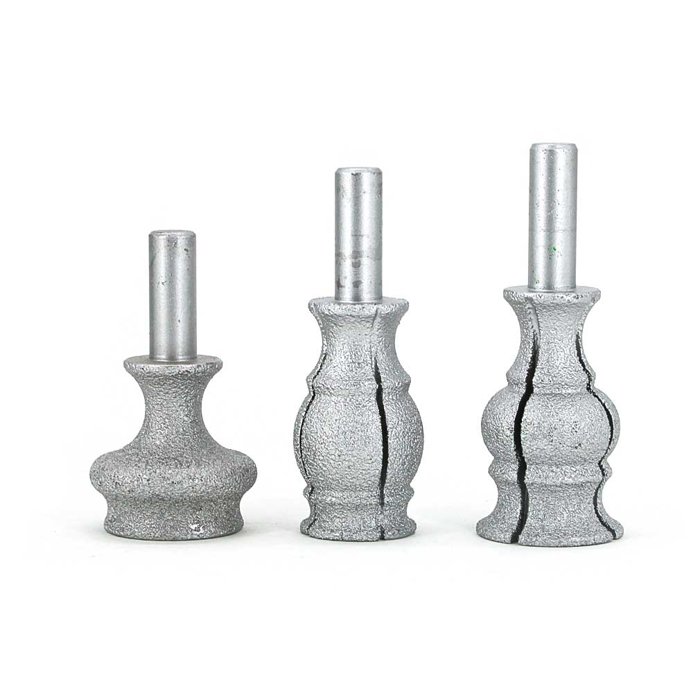 Brazed diamond shape edging mounted point (11) Brazed diamond shape edging mounted point