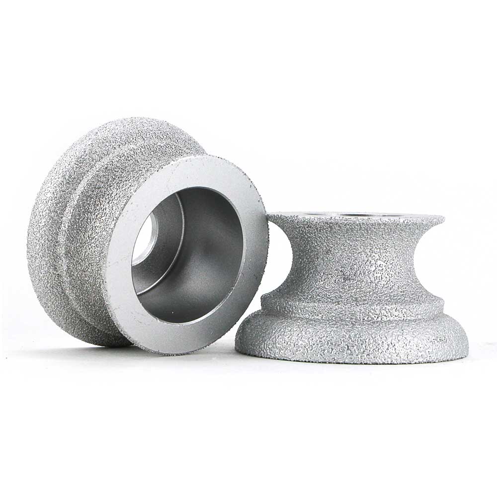Brazing diamond grinding wheel of Dragon curve edge (1) Brazing diamond grinding wheel of Dragon curve edge