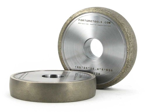 Metal bond round edge diamond grinding wheel
