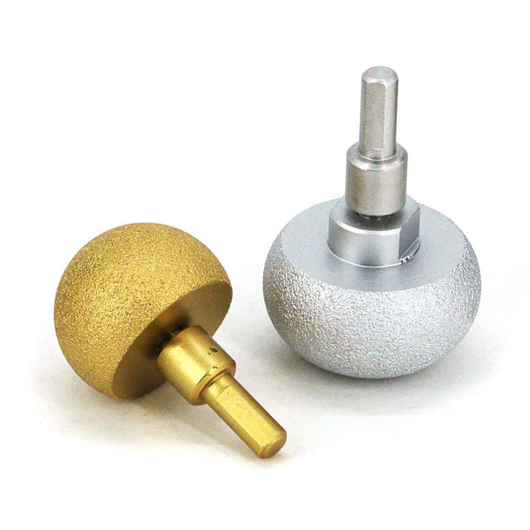 braze spherical shape diamond mounted (12) braze spherical shape diamond mounted