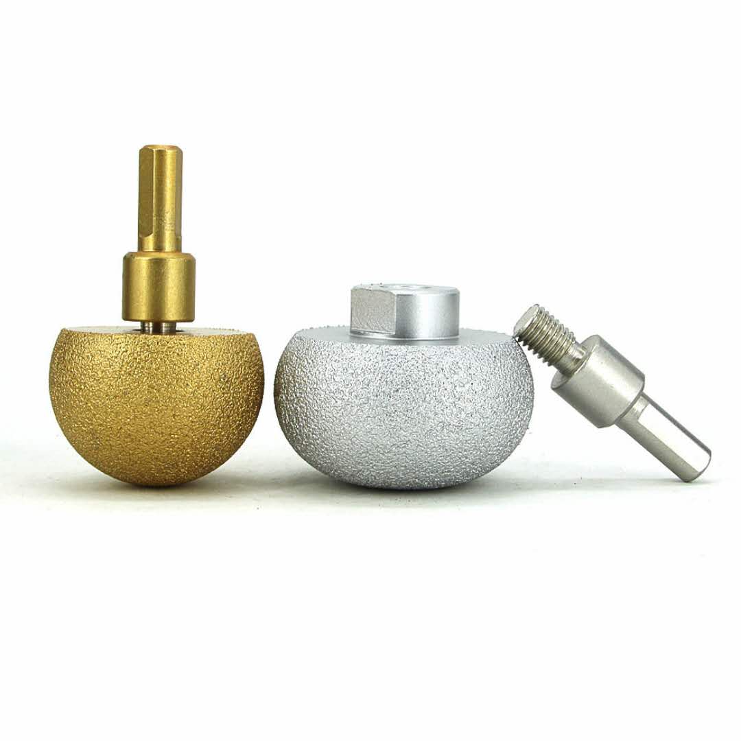 braze spherical shape diamond mounted (4) braze spherical shape diamond mounted