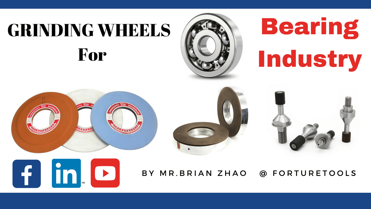 Three types of grinding wheels for bearing industry