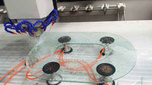 Diamond milling cutter for glass CNC processing